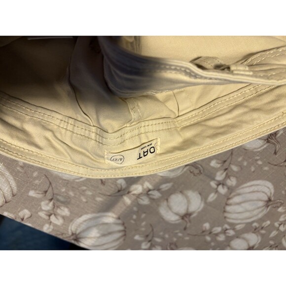 OAT New York Women’s Wide Leg Khakis Size 4 31” Inseam work boho Tan pants - Picture 12 of 13